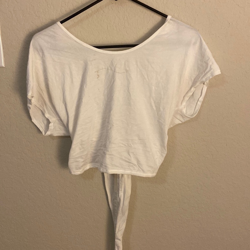 Lululemon wrap crop top